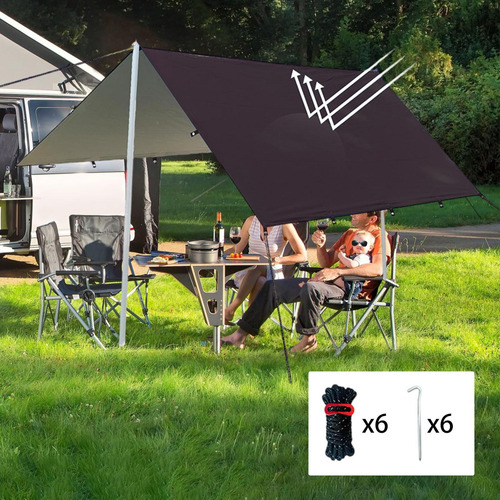 Hammock Camping Engranaje Impermeable Plegable Con Negro L