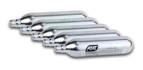Imagen 2 de 5 de Cartucho Asg Co2 Pack X 5 Aire Comprimido Pistola Rifle