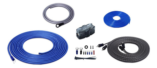 Recoil True 8 Gauge Kit Completo De Cableado De Amplifica...
