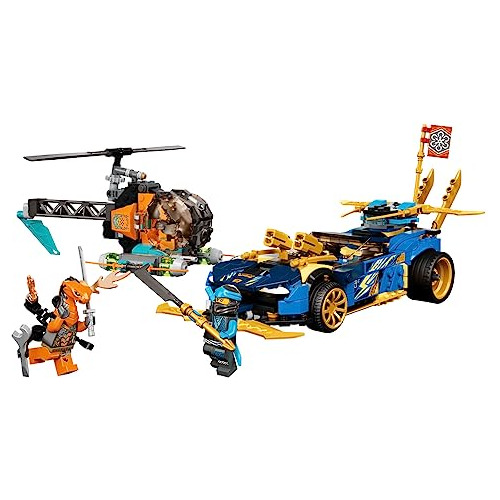 Kit De Construcción Lego Ninjago Jay And Nyas Race Car Evo 7