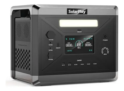 Estación De Energía Portátil Solarplay , /, 4 Tomas Ac, Para