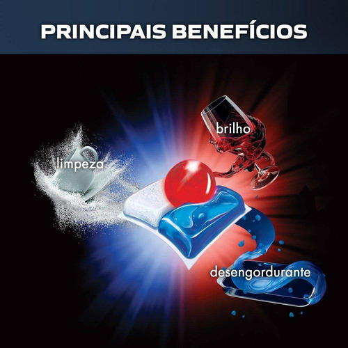 Detergente Lava Louça Tabletes Finish Quantum Ultimat Full