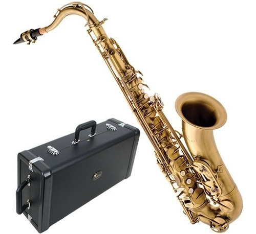 Sax Tenor Eagle Envelhecido Em Sib Com Case Luxo St503 Vg
