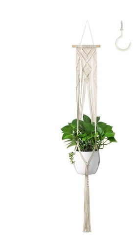 Colgador De Matera - Maceta En Macramé - Plantas Decoración 