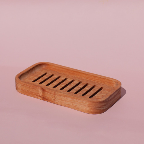 Jabonera Doble De Madera Paraiso Sustentable