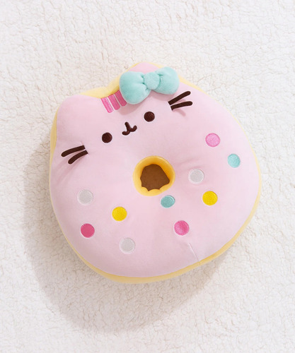 Peluche Gato Pusheen Y Hello Kitty Dona Plush Especial Gund Color Rosa Pálido