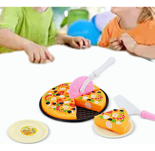 Set De 11 Piezas Para Preparar Pizza, Juego Educativo Para