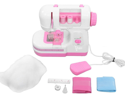 Maquina De Coser Juguete Para Niñas Con Accesorios