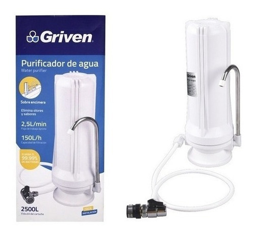 Filtro Portátil Griven Con Piedra De Ceramica