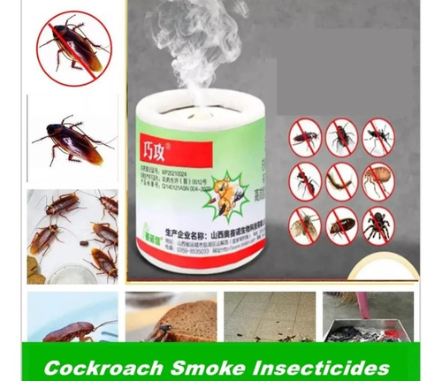Trampa De Cucarachas E Insectos Bomba De Humo Efectiva