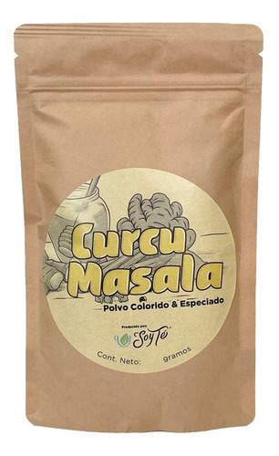 Superfood Cúrcumasala Polvo Colorido & Especiado Soy Té