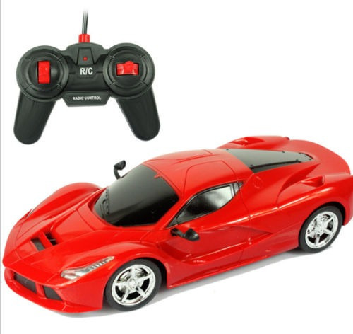 1/16 Escala Rc Rojo Ferrari Racing Coche Juguete Control