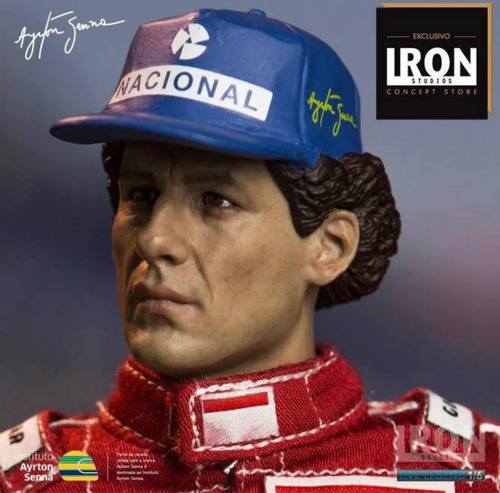 Ayrton Senna 1:6 Exclusive Version - Iron Studios Novo