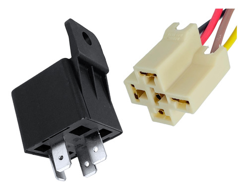 Relé Auxiliar 12v 4 Terminais 40a Dni0102 Com Chicote