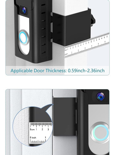 2023 Actualización Anti-theft Video Doorbell Mount, Not Bloc