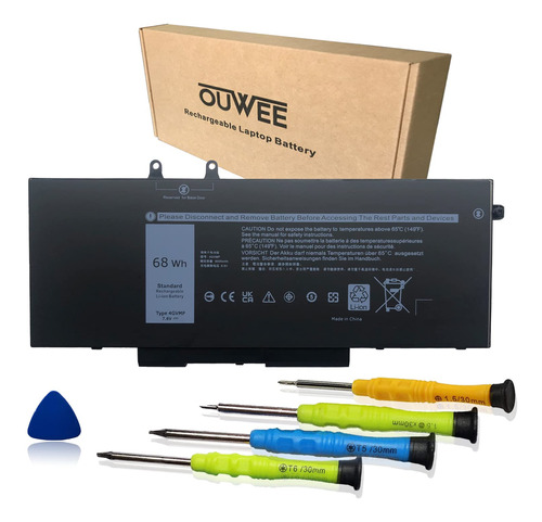 Ouwee 4gvmp Bateria Del Portatil Compatible Con Dell Latitud