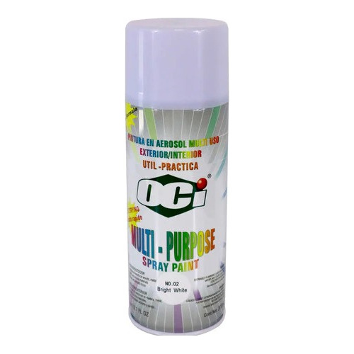 Pintura En Spray Blanco Mate Multiproposito 300ml Oci