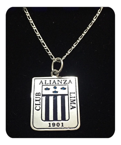 Collar Dije Cadena Alianza Lima En Plata 950