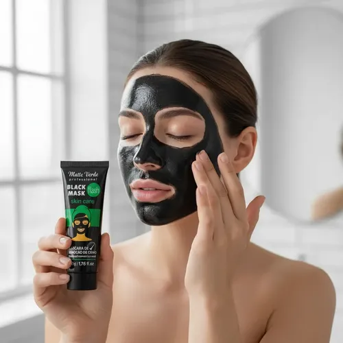 Máscara Facial Xô Cravos Black Mask Matto Verde | MercadoLivre