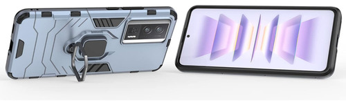 Funda Uso Rudo Carcasa Para Poco F5 Pro 5g+mica Azul Xiaomi Poco F5 Pro 5g/redmi K60 Pro/k60