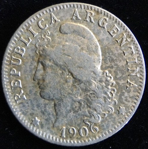 Argentina, 20 Centavos, 1906. Vf