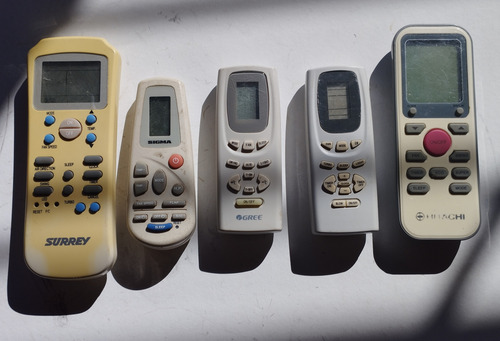 Controles Remoto Aire Split Surrey Hitachi Varios Usados Blanco (Usado)
