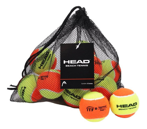 Bola Head Beach Tennis Pack 12 Bolas