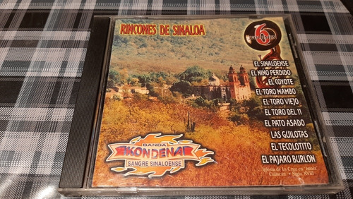 Rincones De Sinaloa - Banda Kondena - México - Original Cd 