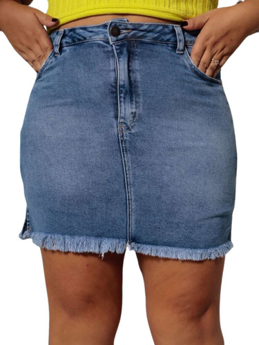 Shorts Saia Jeans Plus Size Revanche 73041