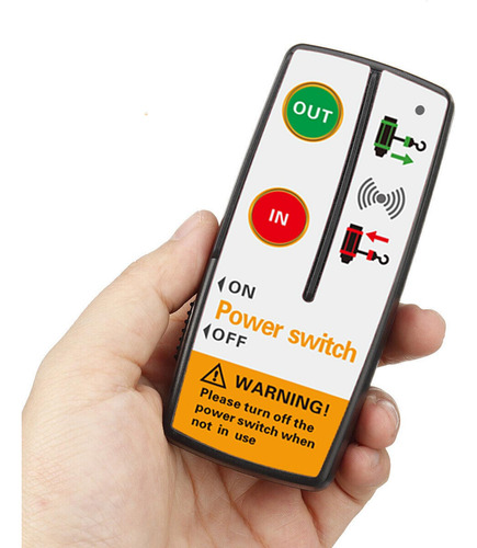 Receptor Y Control Remoto De Cabrestante Eléctrico De 12 V,