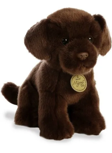 Perro Labrador Chocolate Cachorro De Peluche Aurora Miyoni | MercadoLibre