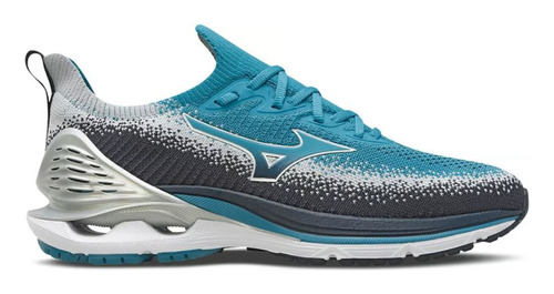 Tênis Mizuno Wave Laser Masculino-  Turquesa-marinho