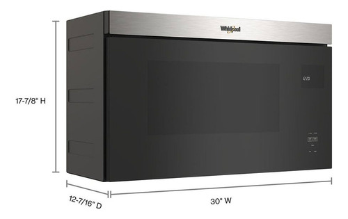 Microcampana Whirlpool Wmmf5930pz 76 Cm (30 ) Acero Inox