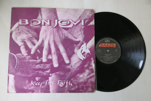 Vinyl Vinilo Lps Acetato Bon Jovi Keep The Faith Rock 