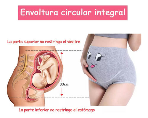 / Ropa Interior Estampada De Maternidad For Mujer 3pcs