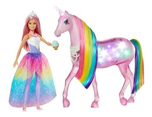 Barbie  Unicornio Dreamtopia /casa De Juguetes