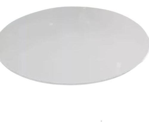 Prato Giratório Para Mesa De Jantar Laqueado Offwhite 50cm