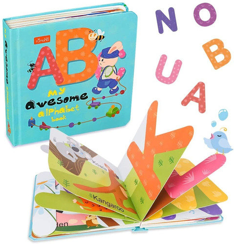 Abc Libro En Inglés Para Niñas Y Niños