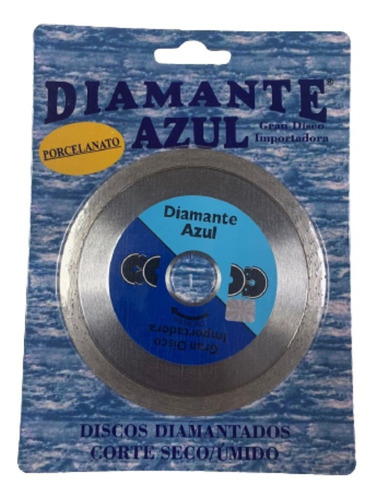 Disco De Corte Liso Para Porcelanato 110mm Diamante Azul