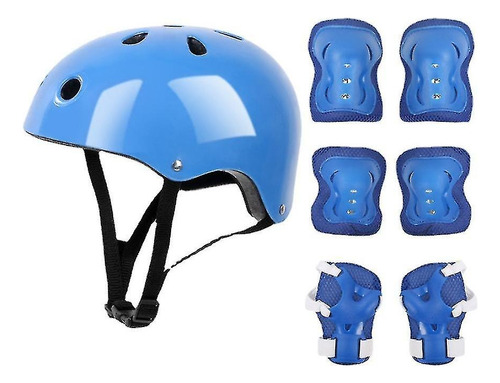 Set Protectores Para Niños, Coderas, Casco, Muñequeras