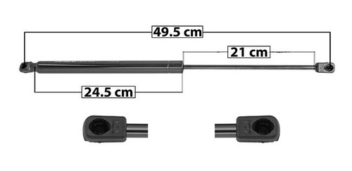 Amortiguador 5a Puerta Izq O Der Dodge Journey 09-16 Spart