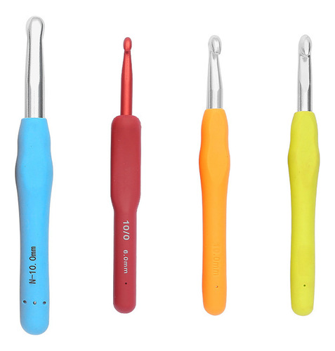 Crochê Polido Fino - 8,0 Mm - Ganchos De Crochê Ergonômicos