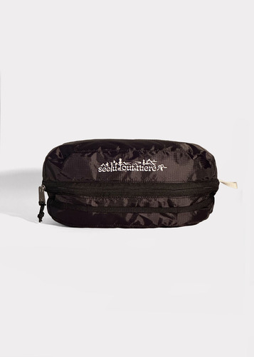Neceser Kaya Unite Dry Solid Black Rasta Color Negro Diseño de la tela Liso