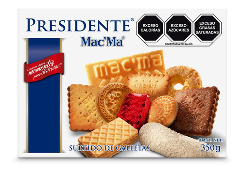 Galleta Mac'ma Presidente Finas Surtido 350g