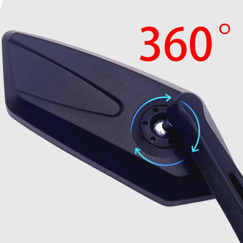 2 Uds Espejos De Bicicleta Espejo Plano Manillar Ajustable