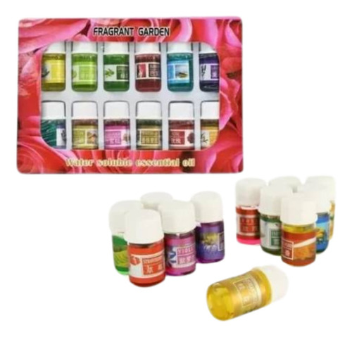 Set 12 Unid Esencia De Humificador Fragancias Aromas Varios