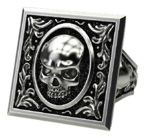 Anillo De Hombre Tales From The Crypt Plata De Ley .925