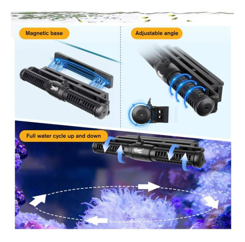 Hygger Generador De Olas Croos Flow 12w Para 75-220 Lt