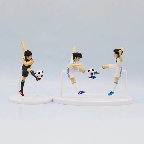 Juego De 6 Figuras De Acción De Pvc Del Capitán Tsubasa, Mod
