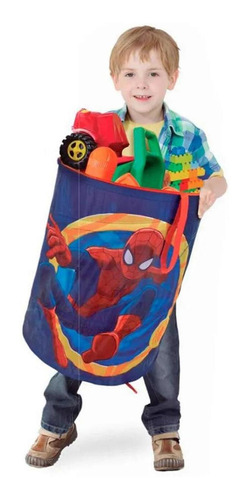 Organizador De Brinquedos Objeto Portátil Homem Aranha